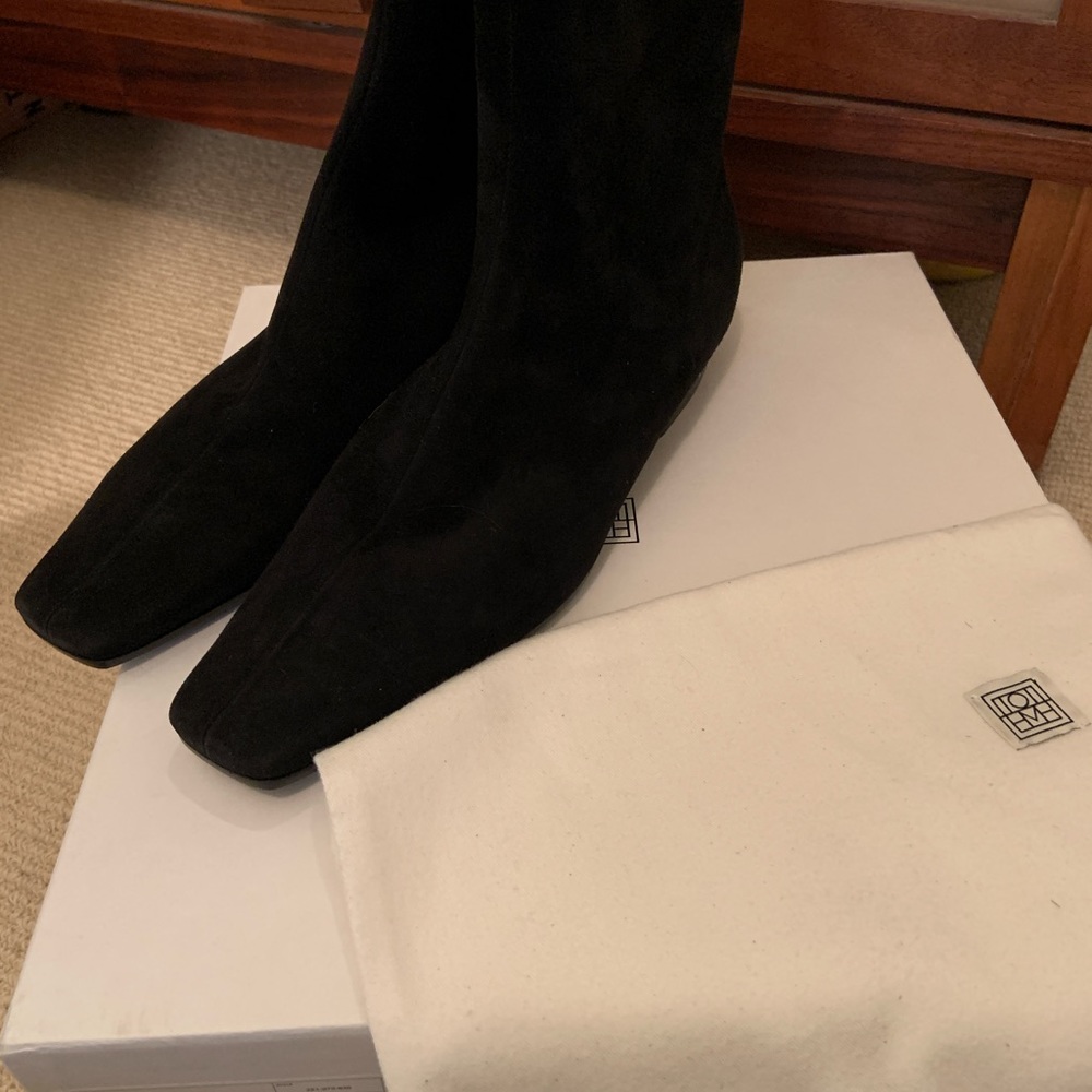 Toteme Suede Ankle Boot